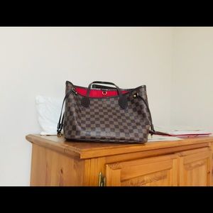 LV DAMIER Neverfull tote bag Small size